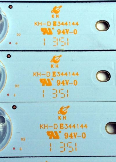 KIT DE LED`S PARA TV (12 PIEZAS) / CHANGHONG YX-50010011-1E584-0-7-3CG / YX-50010021-1E584-0-8-3CG / KH-DE344144 / PANEL  C500F13-E2-L / MODELO LED50YC200UA - Imagen 2