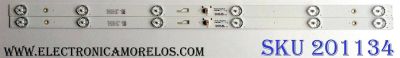 KIT DE LED`S PARA TV (2 PIEZAS) / INSIGNIA 32D1500 BBY / 32HR332M06A9 V0 / 4C-LB320T-HR7 / PANEL`S LVW320CSDX E20 V8 / LVW320CSDX E20 V5 / MODELOS NS-32D311NA17 / 32L310U18