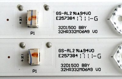 KIT DE LED`S PARA TV (2 PIEZAS) / INSIGNIA 32D1500 BBY / 32HR332M06A9 V0 / 4C-LB320T-HR7 / PANEL`S LVW320CSDX E20 V8 / LVW320CSDX E20 V5 / MODELOS NS-32D311NA17 / 32L310U18 - Imagen 3