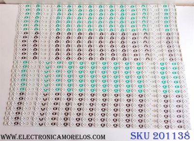 KIT DE LED`S PARA TV (28 PIEZAS) / SHARP ZZA1825WCA049776AA / ZZA1824WCA081510BA / ZZA1824WCA088754A3 / ZZA1818WCA075665B9 / PANEL  LK695D3GW40D / MODELO LC-70LE733U