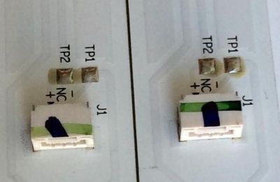 KIT DE LED`S PARA TV (2 PIEZAS) / TOSHIBA 006-P1K3570A / TCL_ODM_32D1600_2x6_3030C_6S1P / REV.V2 / YHE-4C-LB320T-YHU / 241017-2R7XKM-00045 / PANEL LVW320CSDX E26 V7 / MODELO 32L310U18 - Imagen 2