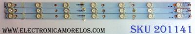 KIT DE LED`S PARA TV (3 PIEZAS) / INSIGNIA U-EBHC23F4 / GJ-2K15 D2P5-315D307-V1 / 01G98-A / PANEL TPT315B5-HVN05.A REV:S600A / MODELOS NS-32DR420NA16 / E32-C1