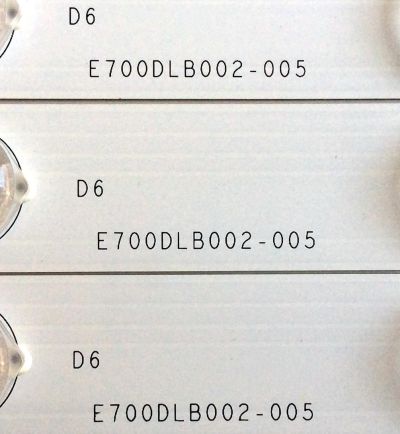 KIT DE LED`S PARA TV (18 PIEZAS) / VIZIO E700DLB002.005 / E700DLBP70E792 / E340369 / PANEL S700FU1-3 / 76040YR00-600-G / 0000992 / MODELOS P702UI-B3 BFLFTRREAQ / P702UI-B3 LFTRREAQ - Imagen 5