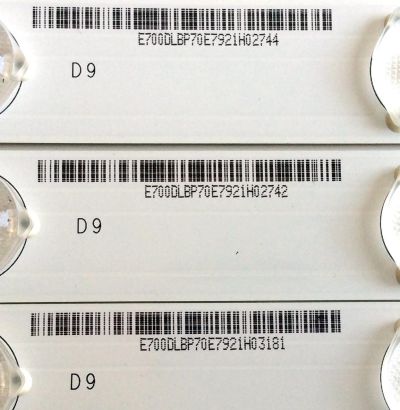 KIT DE LED`S PARA TV (18 PIEZAS) / VIZIO E700DLB002.005 / E700DLBP70E792 / E340369 / PANEL S700FU1-3 / 76040YR00-600-G / 0000992 / MODELOS P702UI-B3 BFLFTRREAQ / P702UI-B3 LFTRREAQ - Imagen 4