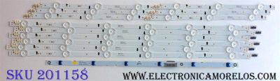 KIT DE LED´S PARA TV (12 PIEZAS) / SAMSUNG BN96-38892A / BN96-38891A / LM41-00099E / LM41-00099D / SAMSUNG_2014SVS48F / 60126NHF / PANEL CY-GH048BGLV6H / MODELOS LH48RMDNLGG/ZP / UA48H5500 / UN48H5500 / UE48H5570 / HG48AC695 / MAS MODELOS EN DESCRIPCION