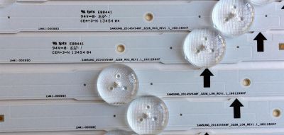 KIT DE LED´S PARA TV (12 PIEZAS) / SAMSUNG BN96-38892A / BN96-38891A / LM41-00099E / LM41-00099D / SAMSUNG_2014SVS48F / 60126NHF / PANEL CY-GH048BGLV6H / MODELOS LH48RMDNLGG/ZP / UA48H5500 / UN48H5500 / UE48H5570 / HG48AC695 / MAS MODELOS EN DESCRIPCION - Imagen 4