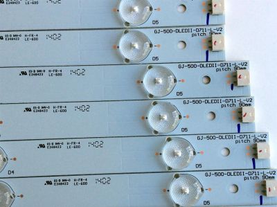 KIT DE LED´S PARA TV (14 PIEZAS) / SHARP GJ-500-DLEDII-D711-L-V2 / GJ-500-DLEDII-D711-R-V2 / LE-600 / E348423 / PANEL´S TPT500J1-HVN04 REV:S16SM / TPT500J1-HVN04 REV:S17TE / MODELOS LC-50LE541U / LC-50LE542U	 - Imagen 2