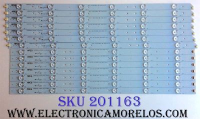 KIT DE LED´S PARA TV (14 PIEZAS) / HITACHI CHGD55LB15 / CHGD55LB16 / CHGD55LB15_LED3030_V0.8_20140613 / CHGD55LB16_LED3030_V0.8_20140613 / 850100640 / 850100642 / MODELO LE55G508