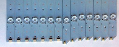 KIT DE LED´S PARA TV (14 PIEZAS) / HITACHI CHGD55LB15 / CHGD55LB16 / CHGD55LB15_LED3030_V0.8_20140613 / CHGD55LB16_LED3030_V0.8_20140613 / 850100640 / 850100642 / MODELO LE55G508 - Imagen 2