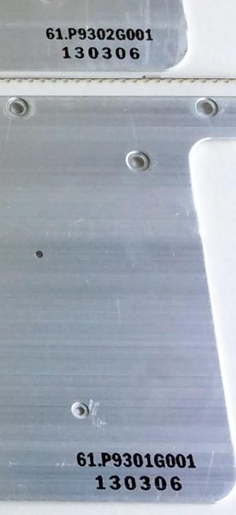 KIT DE LED´S PARA TV (2 PIEZAS) / PANASONIC PAV5521 / 00.P9301GA01 Rev.A 20130220 / 61.P9302G001 / 130306 / PANEL YLV5523N / MODELO TC-L55WT60 - Imagen 4