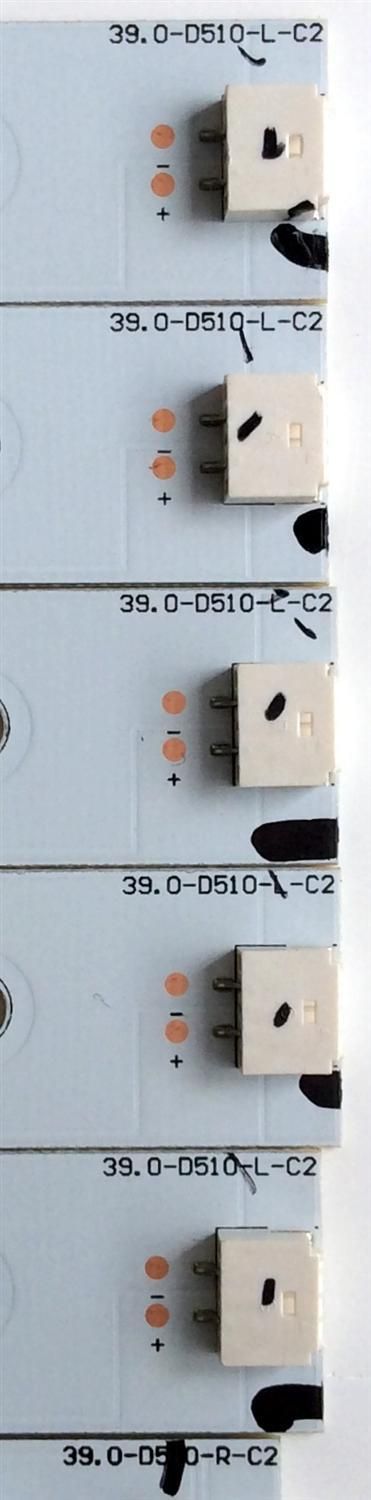 KIT DE LED´S PARA TV (10 PIEZAS) / VIZIO 39.0-D510-R-C2 / 39.0-D510-L-C2 / EPIHB45F5C913-F46 / 39.0-2K13 / PANEL TPT390J1-HVN04 REV:S000M / MODELOS E390I-A1 / E390I-A1 LTYWNQQP / E390I-B1E LTTWPSCQ / E390I-A1 LTYWNQFQ - Imagen 5