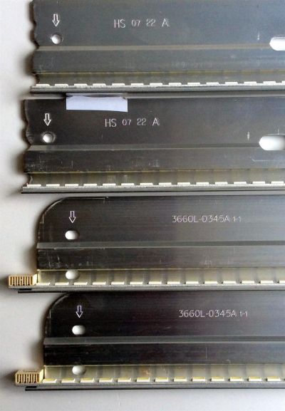 KIT DE LED´S PARA TV (4 PIEZAS) / VIZIO 3660L-0351A 1-1 / 3660L-0345A 1-1 / AG1027 / LG Innotek 37 inch Rev 0.6 54EA TYPE-A / LG Innotek 37 inch Rev 0.6 54EA TYPE-B / PANEL LC370EUH (SC)(A1) / MODELO M370VT LTLPHOAL - Imagen 5