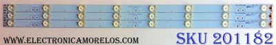 KIT DE LED´S PARA TV (3 PIEZAS) / UPSTAR MBL-32035D308BE1 / -D423PFLBYZF6A / PANEL HV320WX2-206 / MODELO P32EAB B01444E