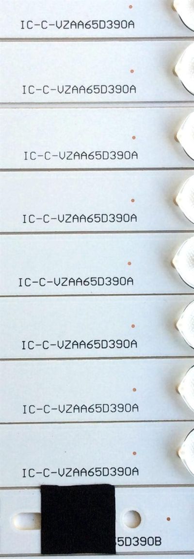 KIT DE LED´S PARA TV (16 PIEZAS) / JVC IC-C-VZAA65D390A / 098101022173 / IC-C-VZAA65D390B  / 9810102174 / IC-C-VZAA65D390C / 098101022175 / F110M9LP40F / F11OM9LP40F / MODELO EM65FTR - Imagen 3