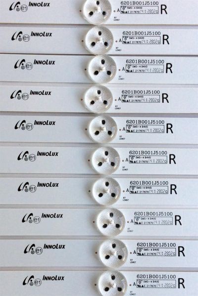 KIT DE LED´S PARA TV (16 PIEZAS) / PANASONIC 6201B001HW100 / 6201B001J4100-L / 6201B001J5100-R / PANEL V650HP1-LD1 REV.B6 / MODELO TC-65CS550U - Imagen 3