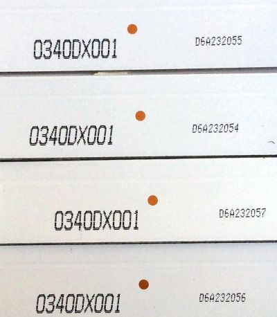 KIT DE LEDS PARA TV WESTINGHOUSE ORIGINAL 4 PIEZAS / NUMERO DE PARTE 3P40DX001 / 0340DX001 / 21004788 / D6A232054 / PANEL MD4004YTSF / LSC400HN02-8 / MODELO WD40FB1530 / WD40FB1530 TW-08701-S040V - Imagen 2