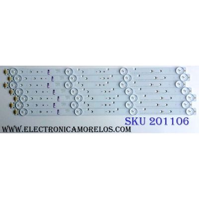 KIT DE LED`S PARA TV (7 PIEZAS) / SHARP 1176170 / SAMSUNG_2015CHI426_6P_FCOM_04_15_REV1.0_151209_LM41-00212A / PANEL HD426K3U52 / MODELO LC-43LBU591U / 43R7E
