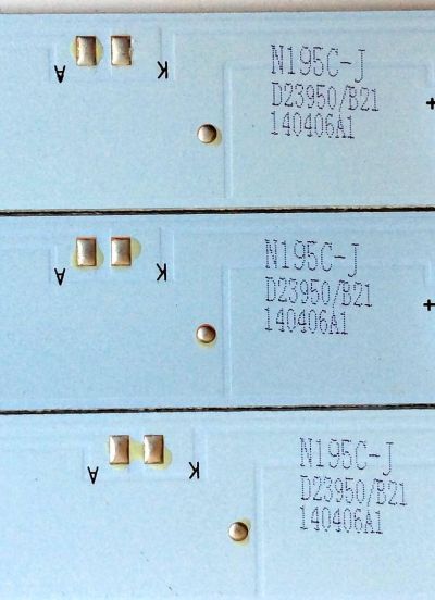 KIT DE LED´S / PARA TV (3 PIEZAS) / PROSCAN 303PK315032 / PK315D08-ZC14F-01 / E348423 / N195C-J / D23950/B21 / 140406A1 / PANEL´S LC320TU3A 01  / LC320TU2A1 / PKD315BA01 / MODELO PLDED3273A-E A1404 - Imagen 2