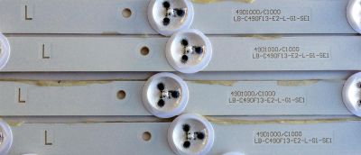 KIT DE LED´S PARA TV ((INCOMPLETO SOLO 9 PIEZAS)) / CHANGHONG SVJ490A06_Rev02_6LED_140605 / 49D1000/C100 / LB-C490F13-E2-L-G1-SE1-L / LB-C490F13-E2-L-G1-SE2-R / PANEL C490F14-E1-L(G3) / MODELO LED49YD1100UA - Imagen 6