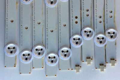 KIT DE LED´S PARA TV ((INCOMPLETO SOLO 9 PIEZAS)) / CHANGHONG SVJ490A06_Rev02_6LED_140605 / 49D1000/C100 / LB-C490F13-E2-L-G1-SE1-L / LB-C490F13-E2-L-G1-SE2-R / PANEL C490F14-E1-L(G3) / MODELO LED49YD1100UA - Imagen 7