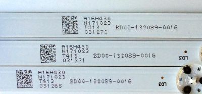 KIT DE LED´S PARA TV (3 PIEZAS) ATVIO JL.D32061235-315AS-M / BD00-132089-001G / A16H430 / MODELO ATV-325M - Imagen 3