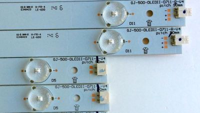 KIT DE LED´S PARA TV ((INCOMPLETO SOLO 9 PIEZAS)) / SHARP GJ-500-DLEDII-D711-R-V4 / GJ-500-DLEDII-D711-L-V4 / E348423 / PANEL TPT500J1-HVN04 REV:S17TE / MODELO LC-50LE541U - Imagen 4