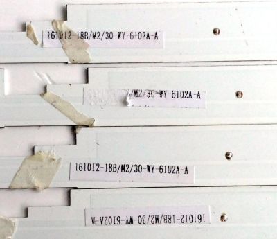 KIT DE LED´S PARA TV (4 PIEZAS) AVERA LGL4949-3030JF-ES-106 / E177671B/PEC BPM1V0 / 161012-18B/M2/30 WY-6102A-A / PANEL LSC490FN03 / MODELO 49EQX10 - Imagen 4