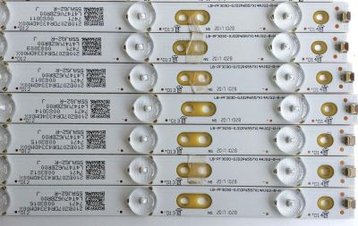 KIT DE LED´S PARA TV (14 PIEZAS) / INSIGNIA LB-PF3030-GJD2P6557X14AJG2-L-H / LB-PF3030-GJD2P6557X14AJG2-R-H / L4T47V6ZBR00 / 210BZ07DL4334DM00X / 55AJG2-L / 55AJG2-R / PANEL TPT550U1-QVN05.U / MODELO NS-55DR620NA18 - Imagen 2