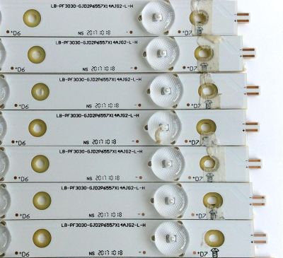 KIT DE LED´S PARA TV (14 PIEZAS) / INSIGNIA LB-PF3030-GJD2P6557X14AJG2-L-H / LB-PF3030-GJD2P6557X14AJG2-R-H / L4T47V6ZBR00 / 210BZ07DL4334DM00X / 55AJG2-L / 55AJG2-R / PANEL TPT550U1-QVN05.U / MODELO NS-55DR620NA18 - Imagen 3