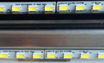 KIT DE LED´S PARA TV (2PIEZAS) / SHARP SLED 2011SSP60B 70 5630 REV0 / SLED 2011SSP60A 70 5630 REV0 / RB040WJ / PANEL LK600D3HB70Z / MODELOS LC-60C7450U / LC-60C7450C - Imagen 2