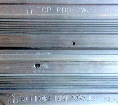 KIT DE LED´S PARA TV (2 PIEZAS) / SHARP 2013SSP60 / RB087WJ3 / RB128WJ3 / SAMSUNG 2013SSP60 5630 76 REV1.0 / PANEL JE600D3HD60Z / MODELO LC-60LE857U - Imagen 2