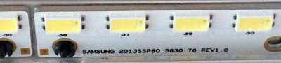 KIT DE LED´S PARA TV (2 PIEZAS) / SHARP 2013SSP60 / RB087WJ3 / RB128WJ3 / SAMSUNG 2013SSP60 5630 76 REV1.0 / PANEL JE600D3HD60Z / MODELO LC-60LE857U - Imagen 3