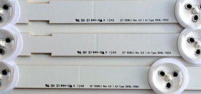 KIT DE LEDS ORIGINAL PARA TV LG 3 PIEZAS / NUMERO DE PARTE 6916L-1105A / 6916L-1106A / 32¨ ROW2.1 Rev 0.9 1 A1-Type 6916L-1105A / 32¨ ROW2.1 Rev 0.9 1 A2-Type 6916L-1106A / PANEL LC320DXE JF R2 / LC320DXE SF R1/ MODELOS E320-A0 / E320I-A0 / 32LN530B-UA - Imagen 2