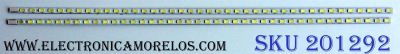 KIT DE LED´S PARA TV (2 PIEZAS) / WESTINGHOUSE TV-31.5-R REV:C / PANEL V320BJB REV. C1 / MODELO LD-3260 TW-6311-U032 