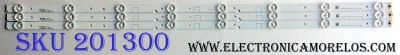 KIT DE LED´S PARA TV (3 PIEZAS) HISENSE JL.D39081330-003CS-M / 1175293 / 18B G4 B 32 B1 D170517 / PANEL`S JHD390N2F51\S0\FM\ROH / JHD390N2F51\SO\FM\ROH 214304 / MODELO 39H5D