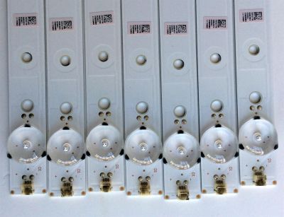 KIT DE LED´S PARA TV (7 PIEZAS) / SHARP 1173963 / JP-3 94V-0 E306084 / SVH420AB8_4LED_REV01_20161116(3PIN) / S0527H / 008407 / 02HX1 / X3B099B1 / PANEL  JHD426N2F21-K1QL\S0\FM\RO / 213632 / MODELOS LC-43P5000U / FM43P50 - Imagen 4