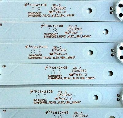 KIT DE LED´S PARA TV (14 PIEZAS) / HISENSE SVH650A53_REV01_6LED_UBH_160627 / SVH650A57 / S0525Z / 1168990 / PANEL HD650M5U51-B1\S0\GM\ROH 211690 / MODELO 65H6D / SERIE 65G1713D5 - Imagen 4