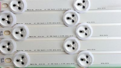 KIT DE LED`S PARA TV (12 PIEZAS) / LG 42¨ ROW Rev0.8 2 L-TYPE 6916L-0882A / 42¨ ROW Rev0.8 2 R TYPE 6916L-0913A / 6916L-0913A / 6916L-0882A / 6637-0013A / PPW-HL42CC(A) Rev0.1 / PANEL LC420DUN (SE)(U2) / MODELO 42LM3400-UC AWMWLUR - Imagen 2