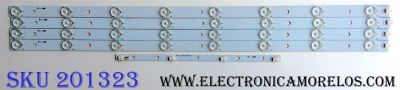 KIT DE LED´S PARA TV (4 PIEZAS) / SANYO 31.5 2K13(32PCS)-V1 / 31.5 2K13 / 32PCS-C2 / EPDHBRSF7C309-F46 / PANEL TPT315B5-A042 REV:21A / MODELO DP32D13 P32D13-00