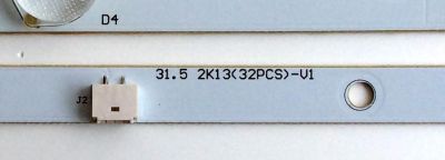 KIT DE LED´S PARA TV (4 PIEZAS) / SANYO 31.5 2K13(32PCS)-V1 / 31.5 2K13 / 32PCS-C2 / EPDHBRSF7C309-F46 / PANEL TPT315B5-A042 REV:21A / MODELO DP32D13 P32D13-00 - Imagen 2