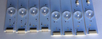 KIT DE LED´S PARA TV (8 PIEZAS) / PIONEER LED39D11-ZC14-01(C) / LED39D11-ZC14-02(C) / LED39D11-ZC14-03(C) / LED39D11-ZC14-04(C) / 30339011213 / 30339011214 / 30339011215 / 30339011216 / 130905A4 / M37-40 / E348423 / PANEL V390HJ1-P02 / MODELO PLE-3903FHD - Imagen 4