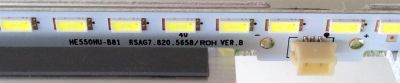 LED PARA TV / SHARP HE550HU-B81 / RSAG7.820.5658/ROH VER.B / LT-1150150-A / PANEL`S HE550IU-B5(110) / HE550IU-B51\B2\T1\XP\S10\GM\ROH / MODELOS LC-55N620CU / LC-55N7000U / FM55N70 / FM55N62 - Imagen 2