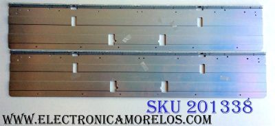 KIT DE LED´S PARA TV (2 PIEZAS) / HISENSE RSAG7.820.6700/ROH VER.A / HE650IU-B52 / PANEL`S HE650IU-B32\S10\GM\ROH / HE650IU-B32 / SSY-1155359-A / SERIE 65G1739F6H00083 / MODELO 65H9D