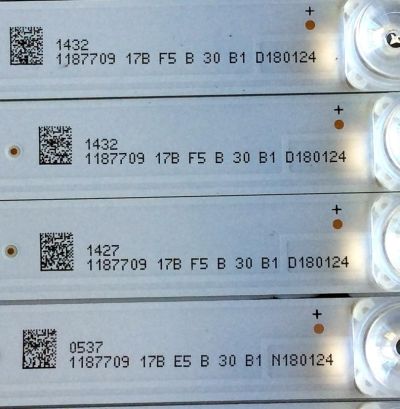 KIT DE LED´S PARA TV (12 PIEZAS) / HISENSE JL.D65061330-003FS-M_V02 / 1187709 / 0527 / 1187709 / 17B / E5 / B / 30 / B1 / N180124 / PANEL HD650S1U51\S1\GM\CKD\ROH / MODELOS 65H6D / 65H6E - Imagen 3