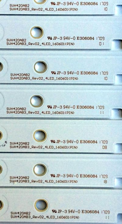 KIT DE LED´S PARA TV (7 PIEZAS) / HISENSE SVH420AB2 / SVH420AB3_REV02_4LED_160601 / 1172946 / PANEL HD426K3U51-T1\S2\GM\ROH / MODELO 43H6D - Imagen 3