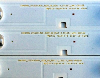KIT DE LED´S PARA TV ((SOLO 3 PIEZAS)) / HISENSE 1156800 / SAMSUNG_2015CHI400_3228_09_REV1.0_151217_LM41-00215B / LM41-0215B / PANEL HD400DF-E34 / MODELO  - Imagen 2