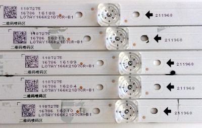 KIT DE LED´S PARA TV (5 PIEZAS) / HISENSE  1187275 / CRH-BK55S1U51S3030T05107BE / CRH-BK55S1U51S3030T05107BE-REV1.3 JS / L07AY166K21D70R-B1 / PANEL HD550S1U51-T0 / MODELO 55H6E - Imagen 3