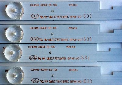 KIT DE LED´S PARA TV (4 PIEZAS) / AVERA LGL4949-3030JF-ES-106 / 160821/18A/M1/30/WY-6102AB / 160819/18A/M1/30/WY-6102AB / PANEL`S LSC490FJ01 / LSC490FJ01-W / MODELO 49EQX10 - Imagen 2