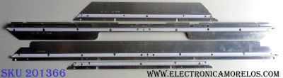 KIT DE LED´S PARA TV (4 PIEZAS) / SAMSUNG LMB-4000BM01 / LJ64-01757A / LJ64-01756A / LJ64-01758A / D090411A0 / PANEL LTF400HF08-A01 / MODELOS UN40B6000VFXZA SQ01 / UN40B6000VFXZA
