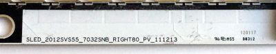 LED PARA TV (SOLO 1 PIEZA) / ((INCOMPLETO)) / SAMSUNG SLED_2012SVS55_7032SNB_RIGHT80_PV_111213 / 2012SVS55 / 120117 / D0312 / M217 D / 002204 / E5P424 / PANEL LTJ550HQ16-V / MODELO UN55ES7500FXZA TS01 - Imagen 3